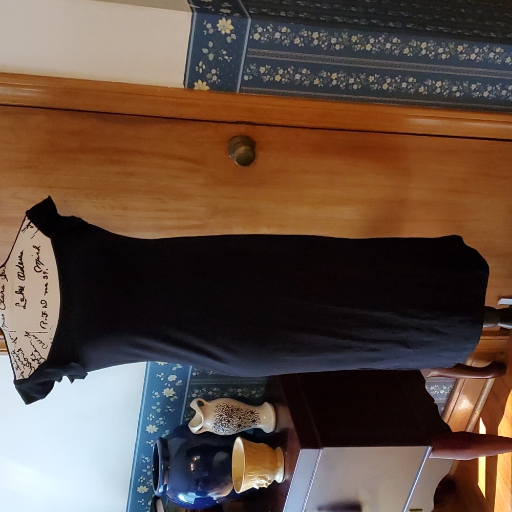 Black cocktail dress
